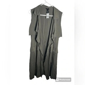 Green Wrap Dress NWT Mossimo Sleeveless medium Women